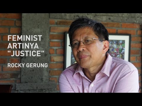 Sorgemagz.com - Rocky Gerung "Feminist Artinya Justice"