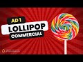 Lollipop commercial