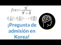 Puedes resolver esta pregunta de admisión en Korea