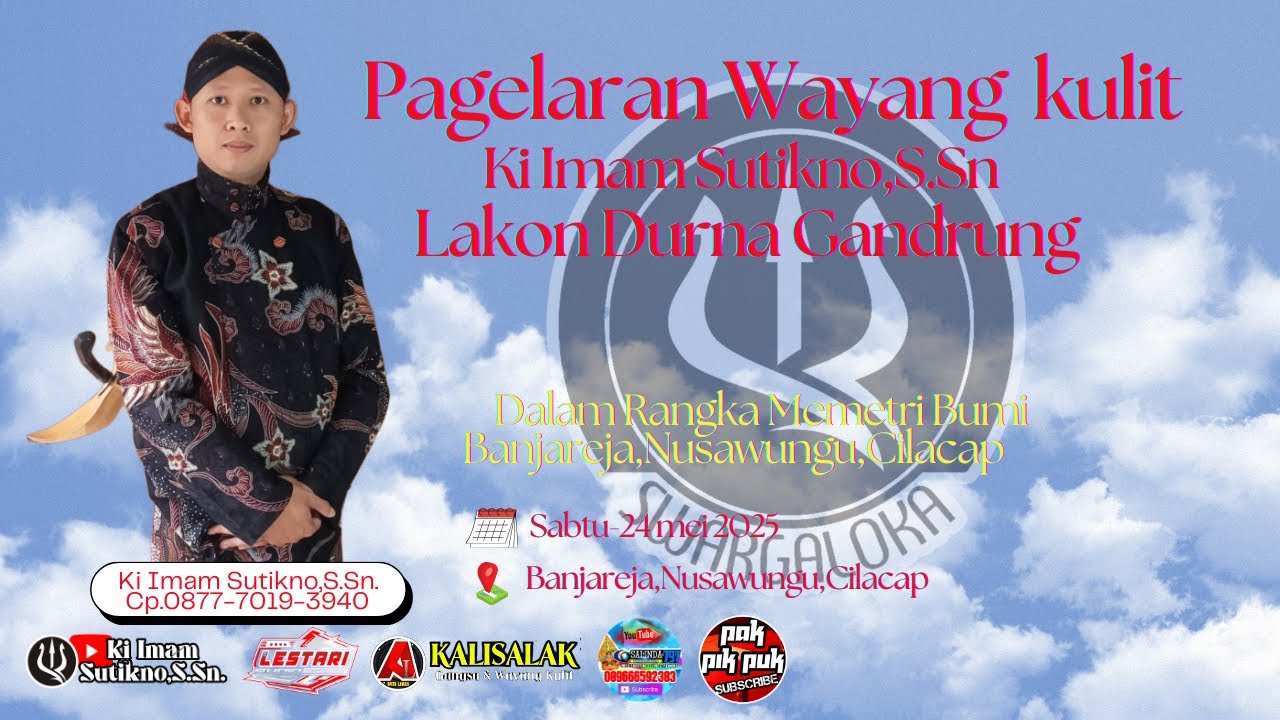 LIVE 🔴WAYANG KULIT KI IMAM SUTIKNO,S.Sn.🔴DURNA GANDRUNG