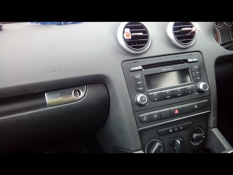 Audi A3 2005 - 2013 라디오 제거 및 수리 가이드 + 부품 번호