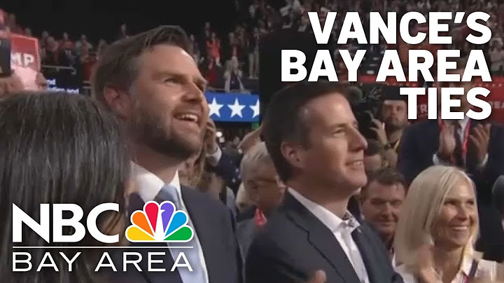 JD Vance, Trump's VP pick, has ties to the Bay Area