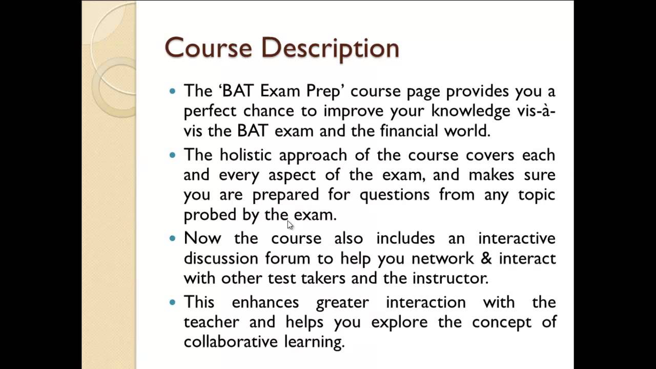 Online Bloomberg Aptitude Test Exam Prep Course YouTube