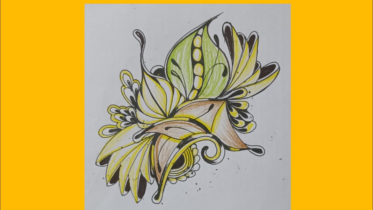 Art for beginners zentangle |zentangle art | tangle-Fragranz 