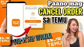 PAANO MAGCANCEL NG ORDER SA TEMU | Riencyll Cabile