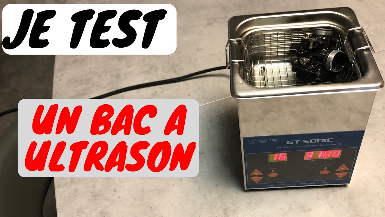 ✋️TEST NETTOYAGE CARBURATEUR AVEC BAC A ULTRASONS 🔊 