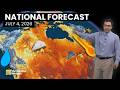Canada's National Forecast - July 4, 2026 | #weatheram