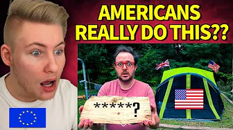 I CANT BELIEVE Americans Really do this while Camping 🤯