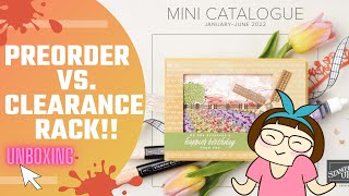 😮 New Mini Preorder vs Clearance Rack | WHAT DID I BUY? | January - December Stampin Up Mini Catalog