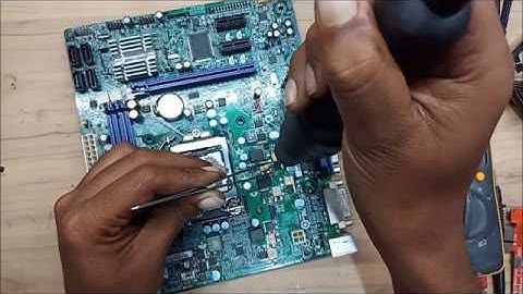 Intel DH61BF Motherboard No Power Repairing | Intel DH61BF Motherboard VRM Section Repairing