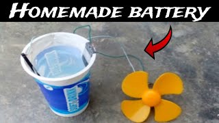 How to make battery at home/homemade battery very simple with old battery