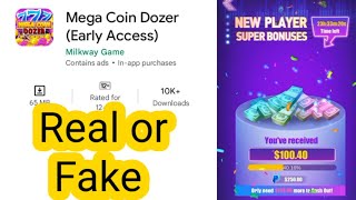 Mega coin dozer real or fake | Mega coin app payment proof | Mega coin withdraw | Mega coin Dozer screenshot 2