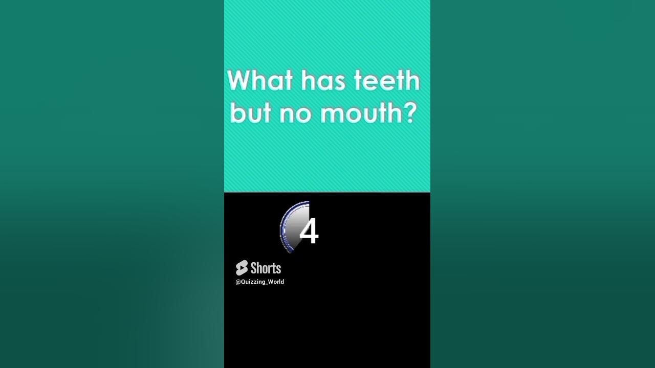 what-has-teeth-but-no-mouth-riddles-quiz-youtube