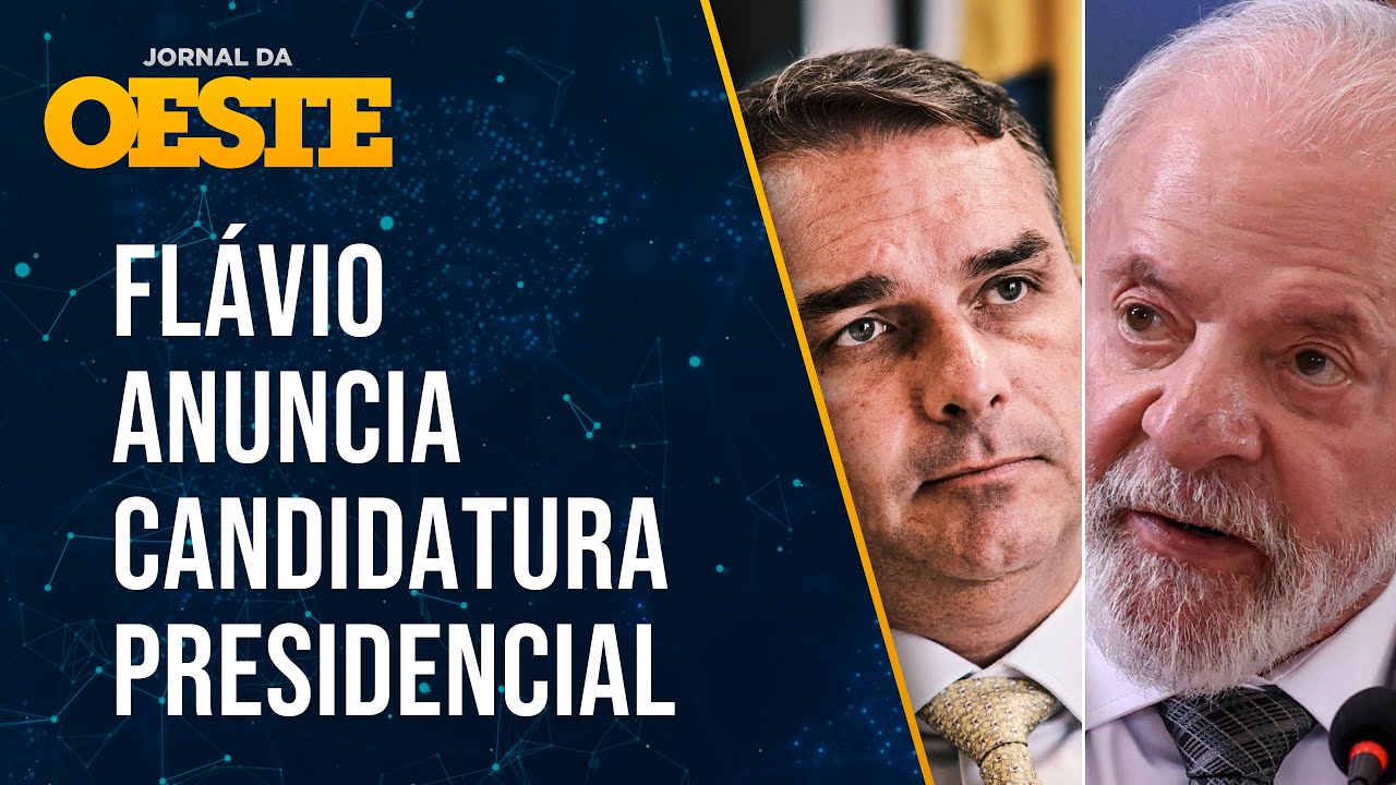 2026 JÁ COMEÇOU! Bolsonaro dá a 'bênção' e Flávio anuncia candidatura à Presidência