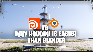 houdini vs blender fluid simulation