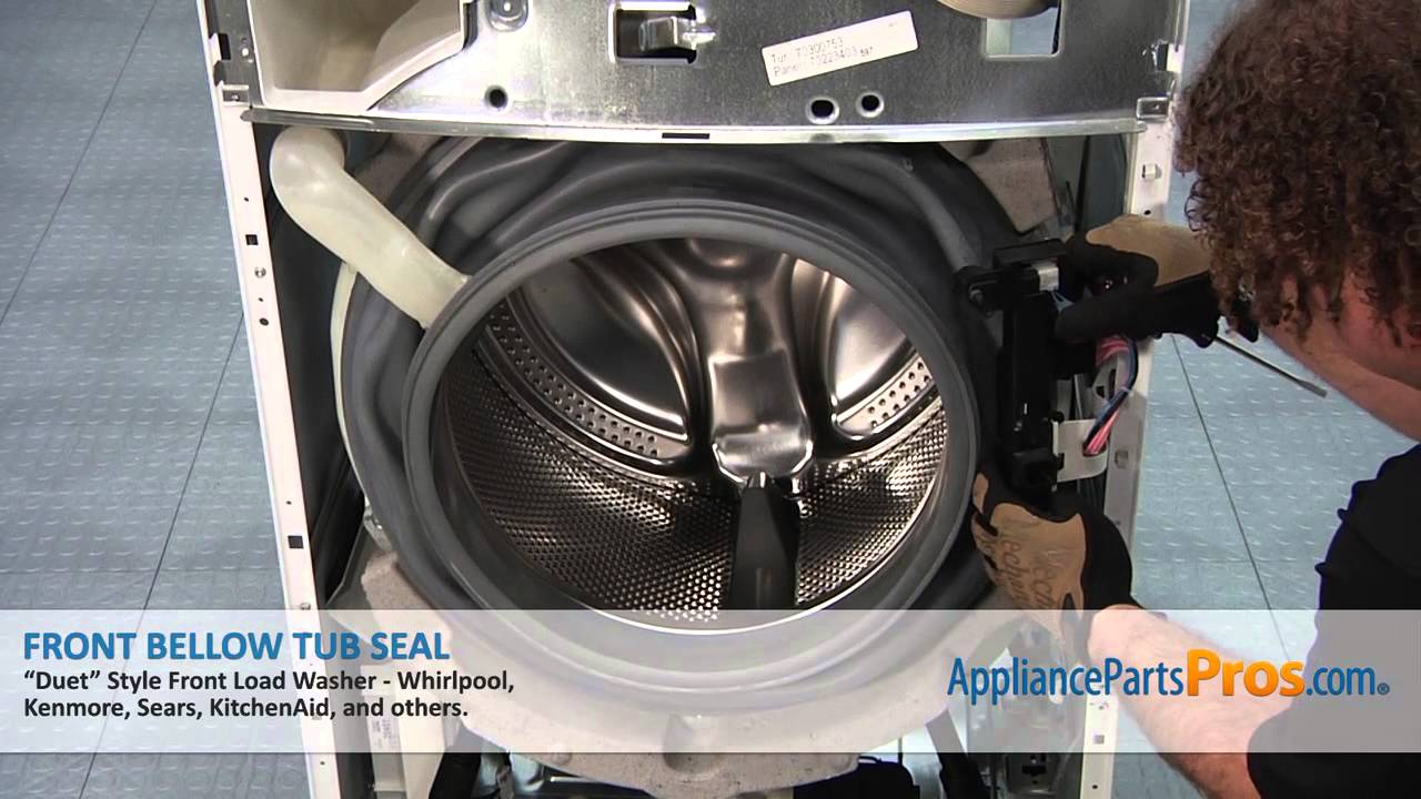 How To Fix A Door Boot Seal On A Kenmore He5t Washing Machine Youtube