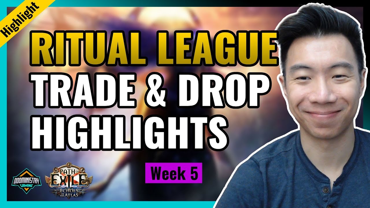  PoE 3 13 Bulk Sales And Cluster Jewels 2EX Trades Ritual League Week 5 Highlights YouTube