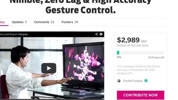 A gesture-control device called Nimble