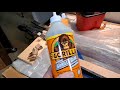 Carbon fiber, wood shavings & Grillia glue.
