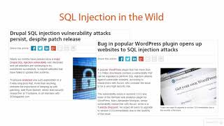 SQL Injection in the Wild (Part 5) Profile