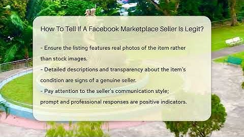 How To Tell If A Facebook Marketplace Seller Is Legit? - Everyday-Networking