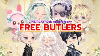 I Hired All LINE PLAY Butlers for FREE | LINE PLAY 10th Anniversary - VIP Butler BIG EVENT screenshot 4