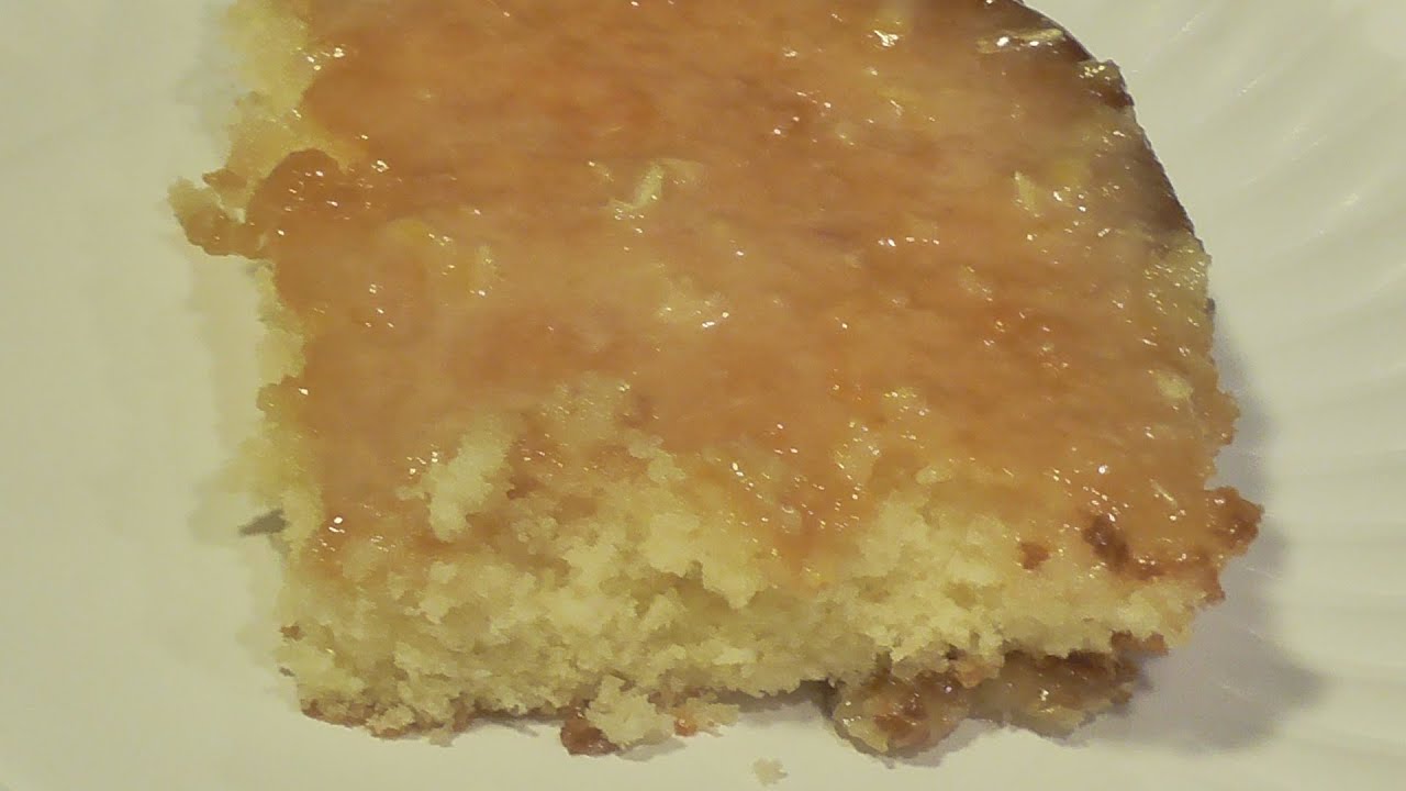 Butter Cake With Fresh Lemon Glaze YouTube