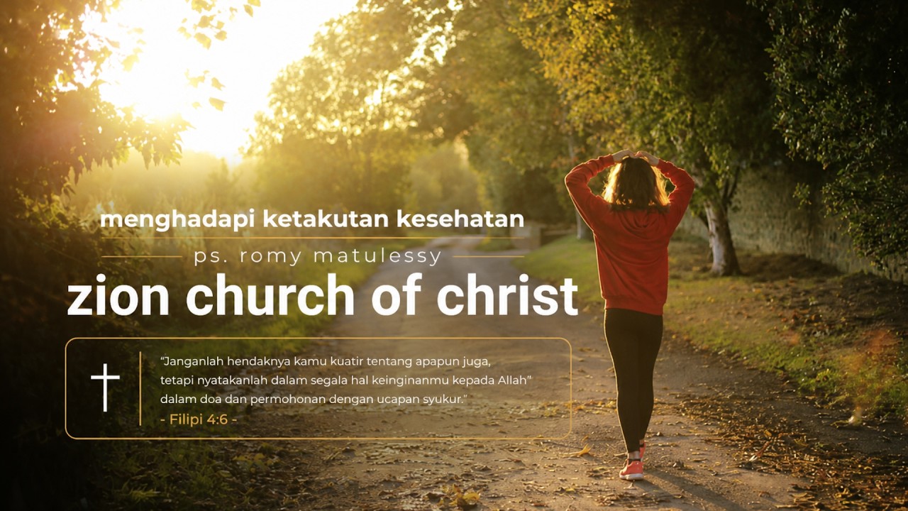 Menghadapi Ketakutan Kesehatan - Ps. Romy Matulessy