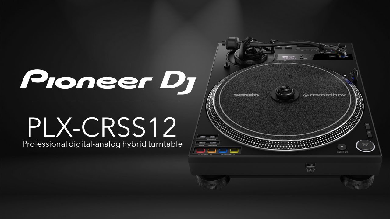 Pioneer DJ PLX-CRSS12 Professional Direct Drive Turntable with DVS