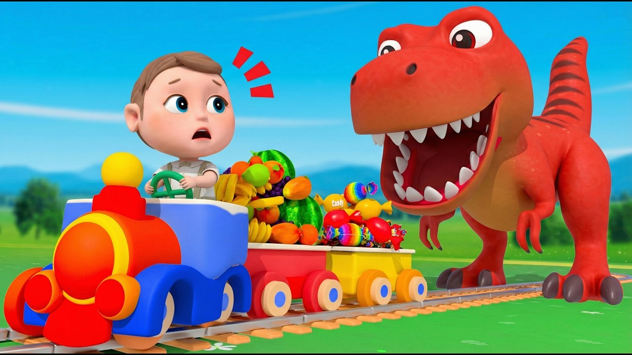 Lớn Lên Cháu Lái Máy Cày - Bài Hát Tàu Hỏa Toot Toot ♫ Nhạc Thiếu Nhi Cho Bé Ăn Ngon