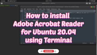 How to install Adobe Acrobat Reader on Ubuntu 20.04 using Terminal