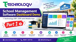 T-Technology School ERP Demo | School Management Software with Mobile App | Part 1 screenshot 4