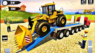 Drives Gigantic Construction Machines 3D - Offroad Heavy Machine Transporter Game - Android Gameplay screenshot 5