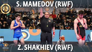 GOLD FS - 65 kg: Z. SHAKHIEV (RWF) v. S. MAMEDOV (RWF)