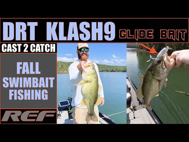 Big Bass CRUSHES Klash 9 Glide Bait in Mountain Lake 