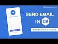 How to Send Emails in C# with Modern Ui design