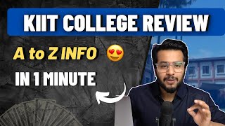 KIIT College Review in 1 minute  #Shorts