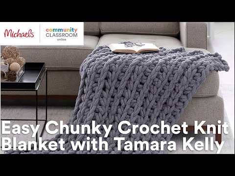 How To Make Jumbo Yarn Blanket Crochet Pattern Online