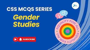 CSS Gender Studies MCQs Series | Past Papers MCQs #genderstudies #mcqsseries #pastpapersmcqs #alma