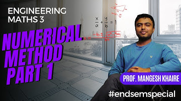NUMERICAL METHOD PART 1 | M3 | ENGINEERING | #engineering #sppu #sppuexam #m3 #endsem #newupdate