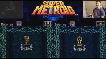 Super Metroid "race" old vs new world record any% (41.56) Zoast vs Oatsngoats