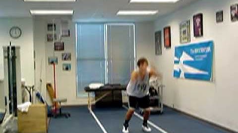 Broad Jump stick landing