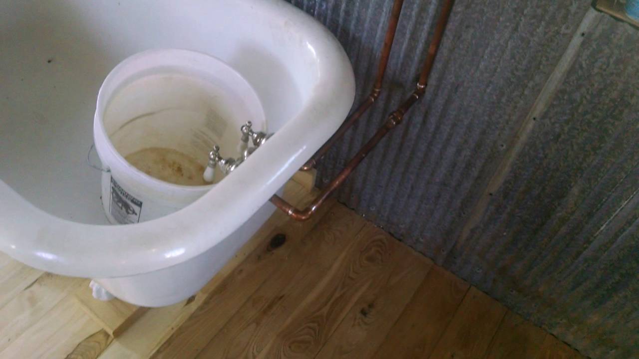 Off grid plumbing for a grey water system YouTube