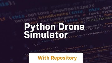 python drone simulator