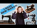 Tour My ANTIQUE and VINTAGE Sewing Machine Collection – Victorian, Edwardian & World War Era SINGER