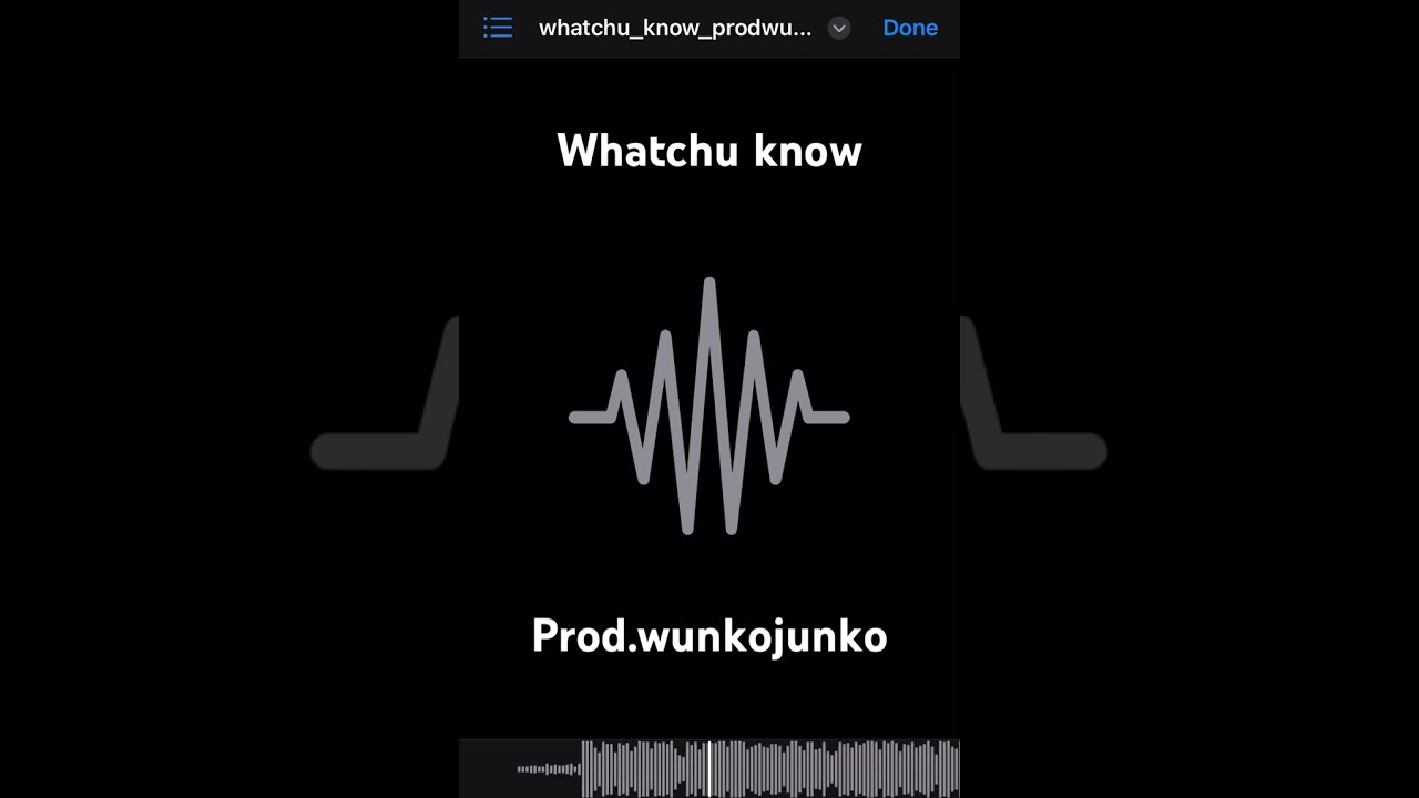 Whatchu know about me 