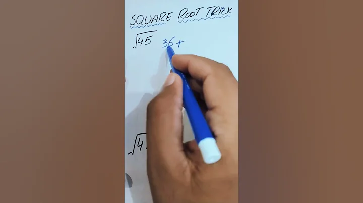 Square Root Trick #shorts #trending #youtubeshorts #tiktok#shortsfeed #shortvideo #short #viral