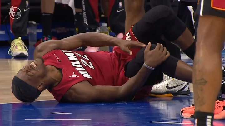 Jimmy Butler in serious pain after knee injury in play-in game vs 76ers 😳 - 天天要聞