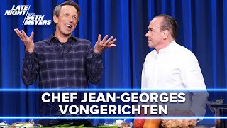 Chef Jean-Georges Vongerichten Teaches Seth to Make Shrimp, Squash and Cucumber Mint Martinis