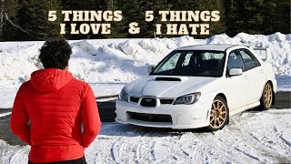 5 Things I Love & 5 Things I Hate about my STI!